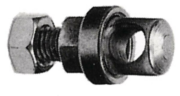 strebenbolzen m 5 x 12 mm beutel 10 st.verzinkt, mit bohrung 4,7mm