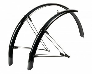 schutzblechset hebie rainline 28" schwarz, ca 58mm, mit streben, 0788 58e1