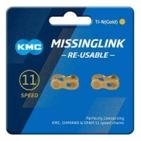 missinglink kmc 11r ti-n gold 2 stück f. ketten 5,65mm,11-f.,re-usable