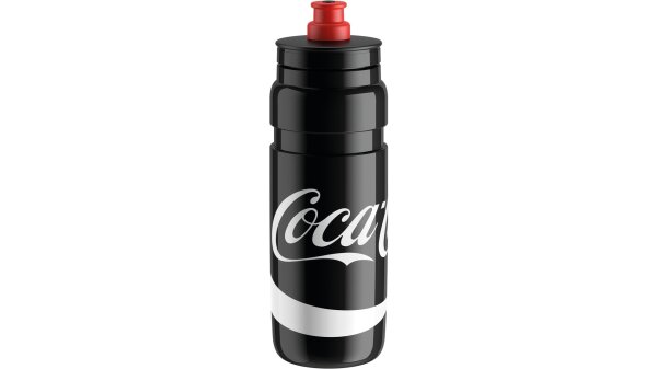 trinkflasche elite fly coca cola 750ml, schwarz coca cola