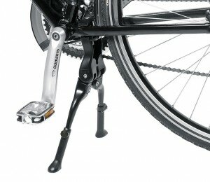 Zweibeinständer Ergotec Double Flex schwarz, 24-28" verstellbar, Alu