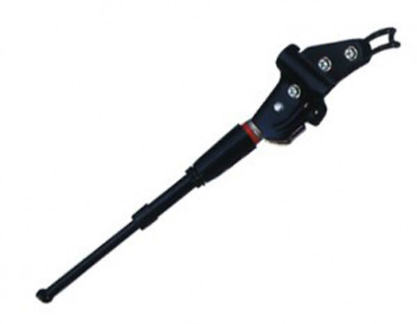 Hinterbauständer Nuvo 20-28" schwarz, verstellbar, Alu
