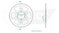 ESJOT Kettenrad "15009" 428, Stahl, schwarz 52...