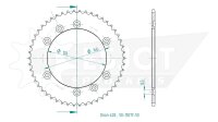 ESJOT Kettenrad "15017" 428, Stahl, schwarz 50...