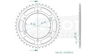 ESJOT Kettenrad "29009" 525, Stahl, schwarz 42...