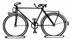 Fahrrad-Wandhalter 2-teilig inklusive Befestigungsmaterial