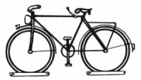 Fahrrad-Wandhalter 2-teilig inklusive Befestigungsmaterial