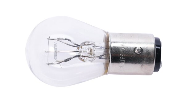 Brems- und Schlusslichtlampe Sockel BAY1 PHILIPS "Extra Duty", 12 V 21/5 W, SB-verpackt 2 Stück