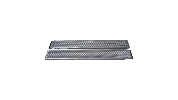 Auffahrschiene Aluminium, gerade Form, 2 Länge: 1500 mm, Höhe: 65 mm, Auffahrtshöhe min./max.: 388/430 mm