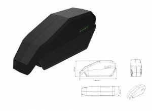 Akku E-Bike Vision für Bosch Active/Perf Rahmenakku 745Wh 36V/20,7Ah