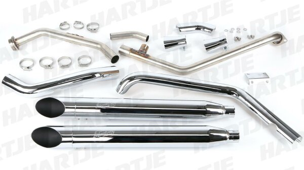 SILVERTAIL Schalldämpfer "K02", Chrom, 2286, 