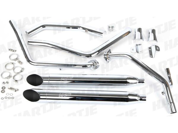 SILVERTAIL Schalldämpfer "K02" Chrom 2401, 2 Schall