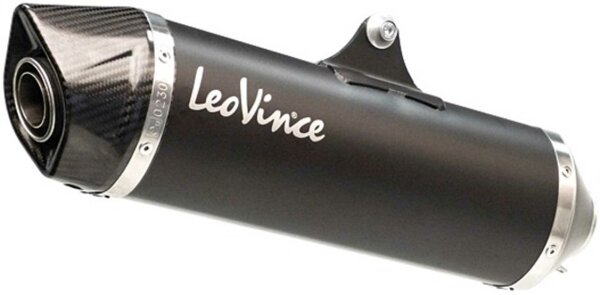 LEOVINCE Schalldämpfer "SBK Nero" Edelstahl, Carbo 14042, Slip-On