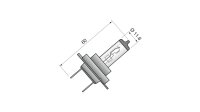 Scheinwerferlampe H7 Halogen, Sockel PX26d SPAHN...