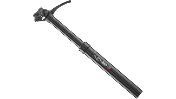 Ergotec Sattelstütze UP&DOWN - 27,2x390, SB15, Hub 100mm, Safety Level 6, schwarz