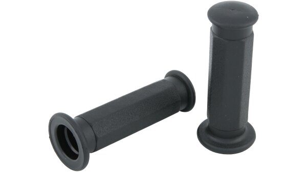DOMINO Griffgummi "Piaggio Style" Paar, Ø 22/24 mm schwarz, 114 m