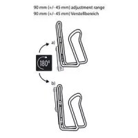 M-WAVE Flaschenhalter-Adapter "Ada Slide" SB-verpackt, zur o