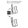 M-WAVE Flaschenhalter-Adapter "Ada Slide" SB-verpackt, zur o