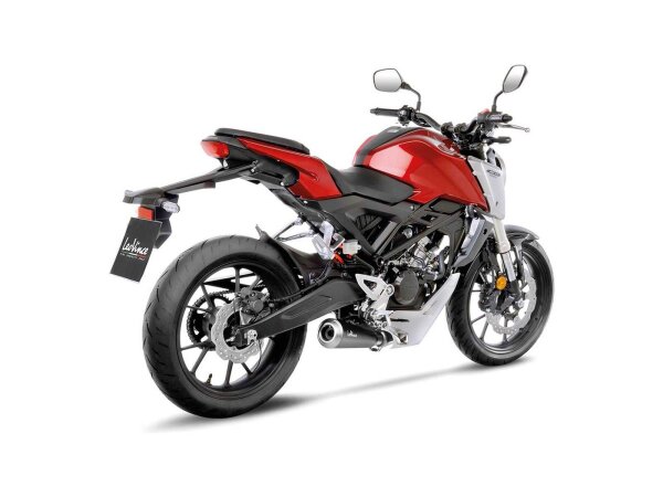 LEOVINCE Schalldämpfer "SBK GP One" Edelstahl, sch 15120K, Komple