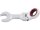 BIKESERVICE Ratschenschlüssel Ringmaul, Ratsche au 17 mm