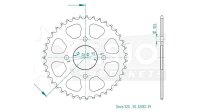 ESJOT Kettenrad "32032" 520, Stahl, schwarz 45...