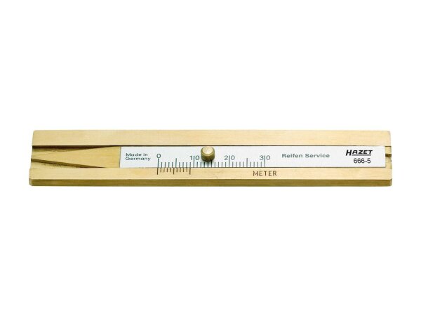 HAZET Profiltiefenmesser 30 mm Messtiefe, Hartmess in Aufbewahrun