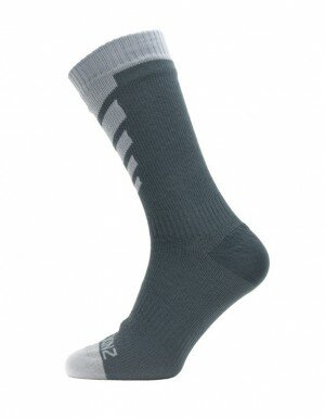 socken sealskinz warm weather mid length gr.l (43-46) grau wasserdicht