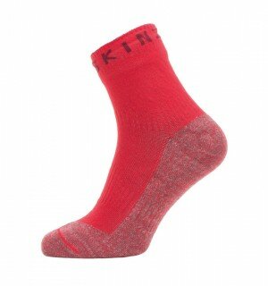 socken sealskinz warm weather soft touch gr.l (43-46) ankle length rot