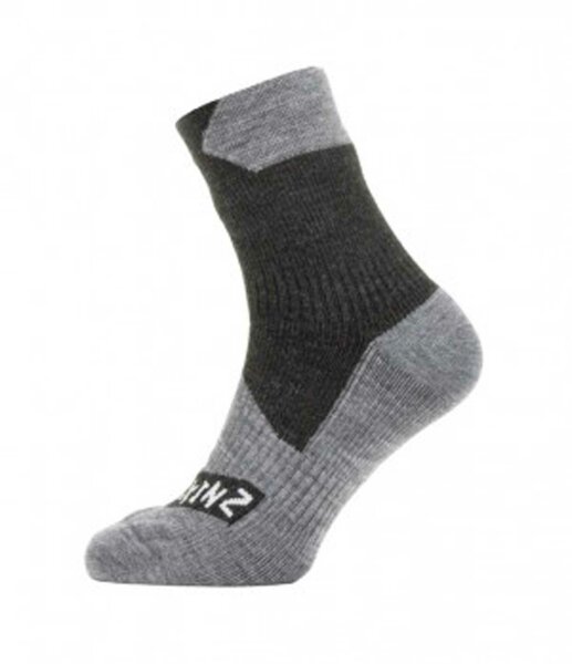 socken sealskinz all weather ankle gr.xl (47-49)  schwarz/grau