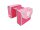 doppelpacktasche lillifee b230xh200xt80mm, rosa, mit motiv