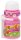 trinkflasche filly unicorn 300ml mit halter, violett, kappe weiß