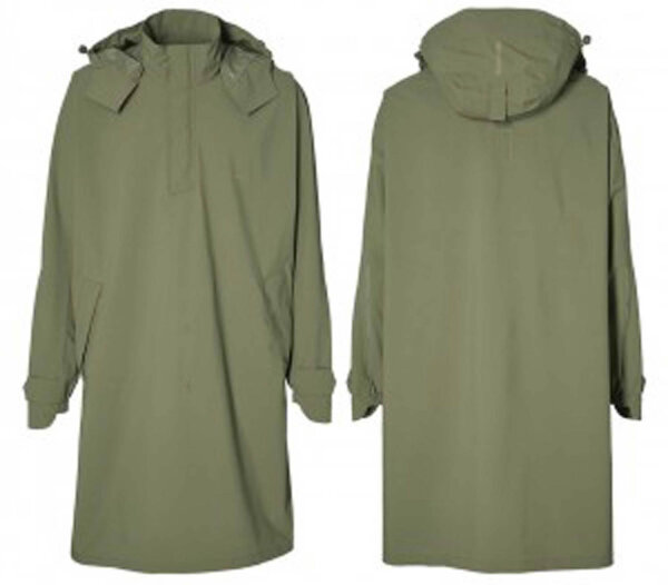 fahrrad regenponcho basil mosse unisex olive green, einheitsgröße