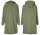 fahrrad regenponcho basil mosse unisex olive green, einheitsgröße