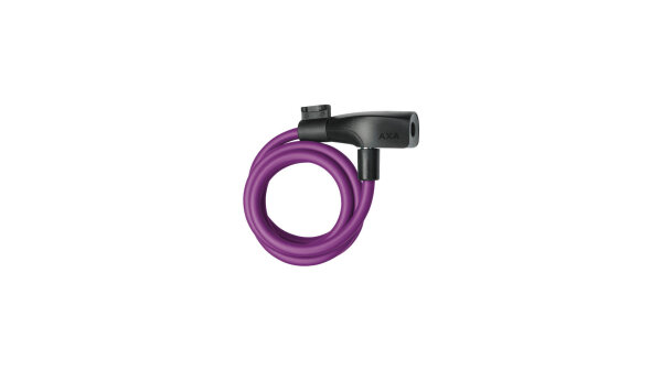 kabelschloss axa resolute 120/8 l&auml;nge 120cm &oslash;8mm purple