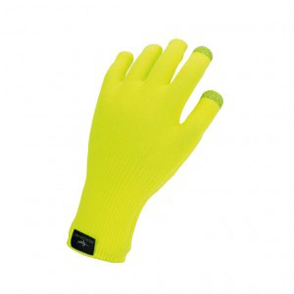 handschuhe sealskinz ultra grip knitted gr.m (9) neongelb