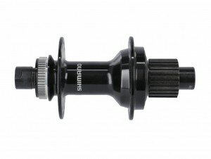 hr-nabe shimano fhmt510 148mm 36 loch, schwarz,centerl.,f. 12mm steck.