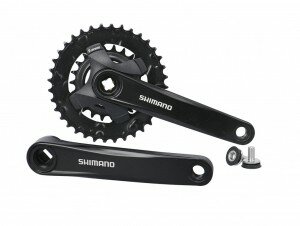 krg shimano altus 22/36 zähne 170mm fc-mt101 schwarz,ohne kss,9-f.4-kant