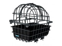 hinterrad-tierfahrradkorb luna alu, schwarz, 50x36x50cm...