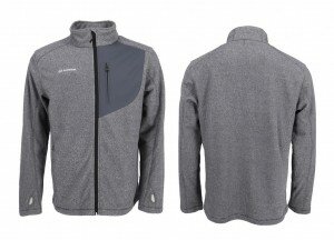 fleece jacket winora man kevin grau, größe xl