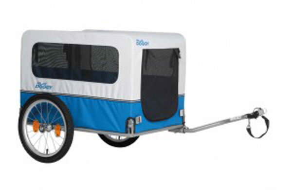 fahrradanhänger xlc doggy van mod.201816" m.seitendeichsel mit 1 uni-kupplung!