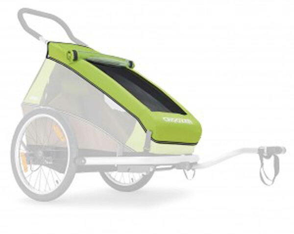 verdeck 2in1 für kinderanhänger croozer f.croozer kid 1 meadow green ab 2016