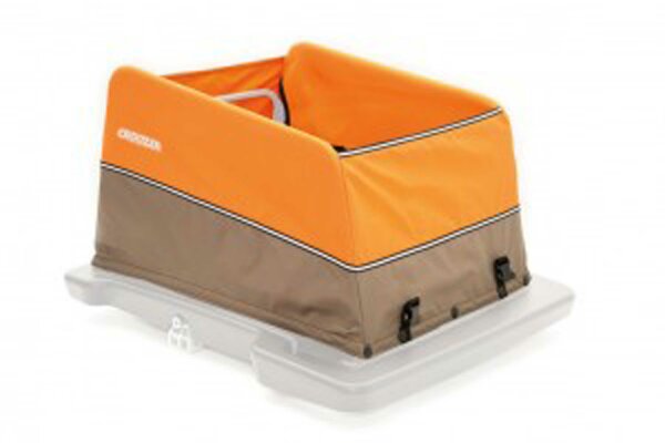 body für fahrradanhänger croozer cargo f. croozer sunset orange/grey ab 2014