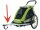 Deichsel ab Baujahr 2005-2015 für Croozer Kid/Kid Plus ohne Achskuppl.