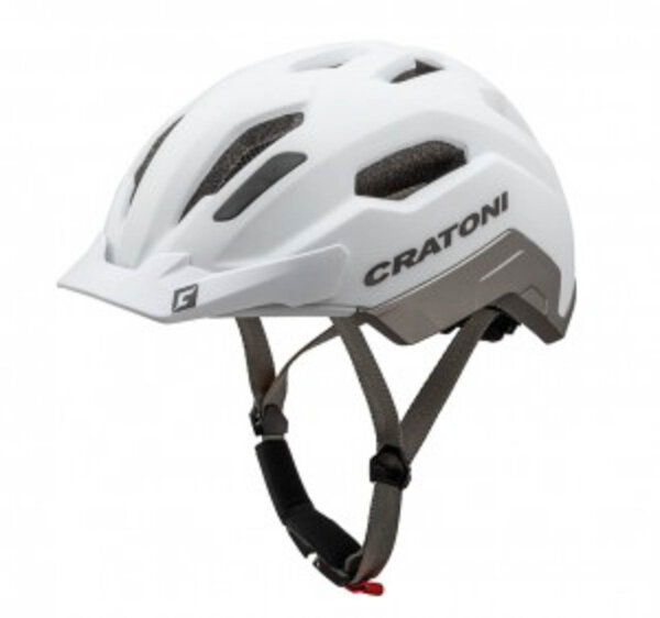 fahrradhelm cratoni c-classic (city) gr. l/xl (58-61cm) weiß/anthrazit matt