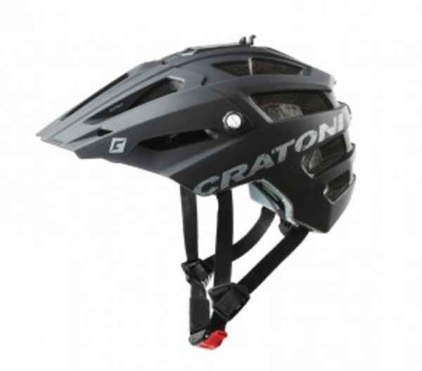 fahrradhelm cratoni alltrack (mtb) gr. m/l (58-61cm) schwarz gummiert