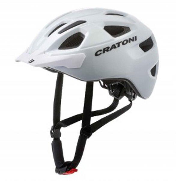 fahrradhelm cratoni c-swift (city) gr. uni (53-59cm) weiß glanz