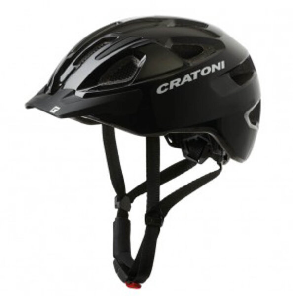 fahrradhelm cratoni c-swift (city) gr. uni (53-59cm) schwarz glanz