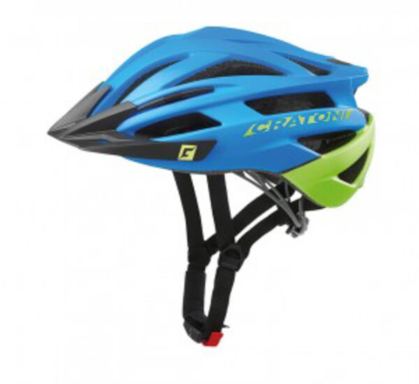 fahrradhelm cratoni agravic (mtb) gr. l/xl (58-62cm) blau/lime matt