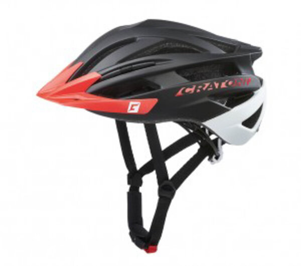 fahrradhelm cratoni agravic (mtb) gr. l/xl (58-62cm) schwarz/rot matt