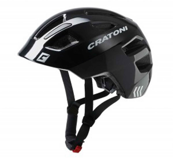 fahrradhelm cratoni maxster (kid) gr. s/m (51-56cm) schwarz glanz